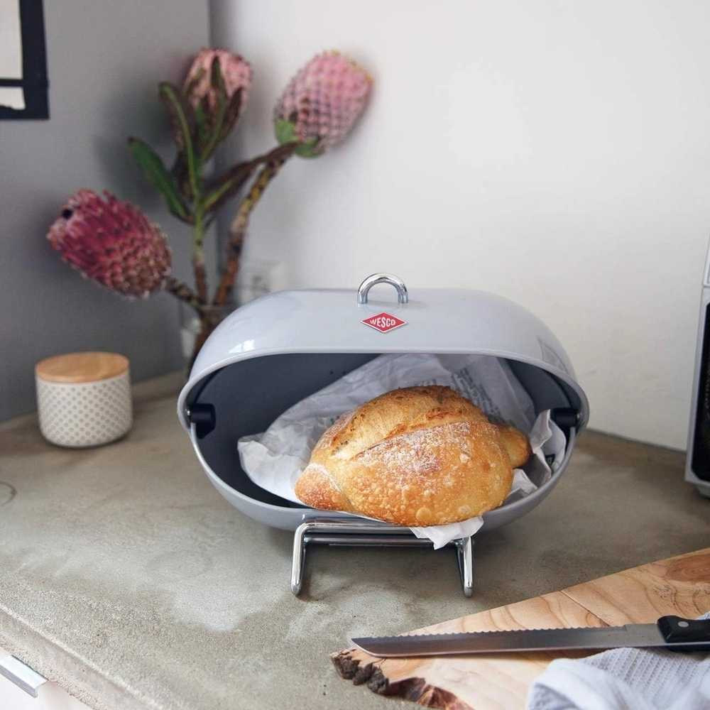 Wesco Single Breadboy Chlebník Single Breadboy 34 x 21 x 23 cm, mandlový