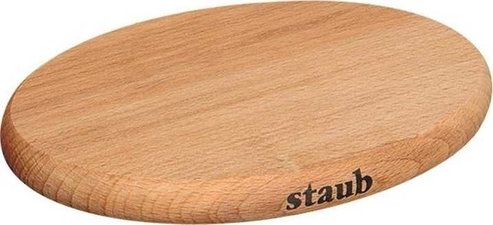 Staub Dřevěná podložka pod hrnce s magnetickým jádrem 15 x 11 cm