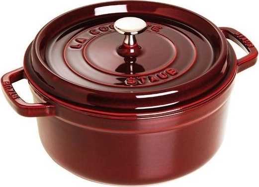 Staub Hrnec s poklicí kulatý 24 cm grenadina