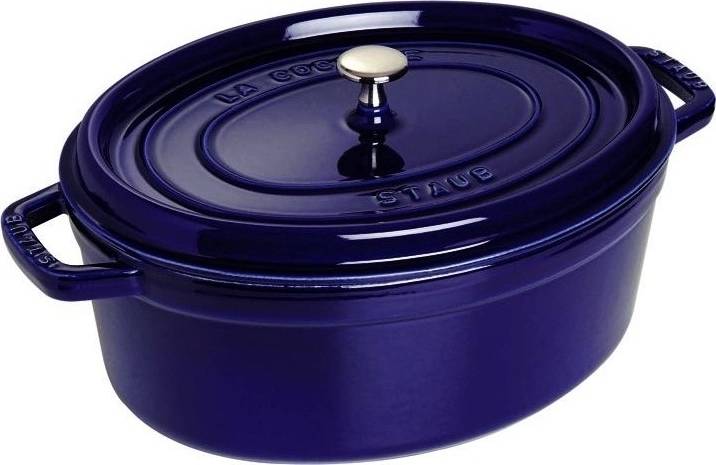 Staub Hrnec s poklicí oválný 33 cm tmavě modrá