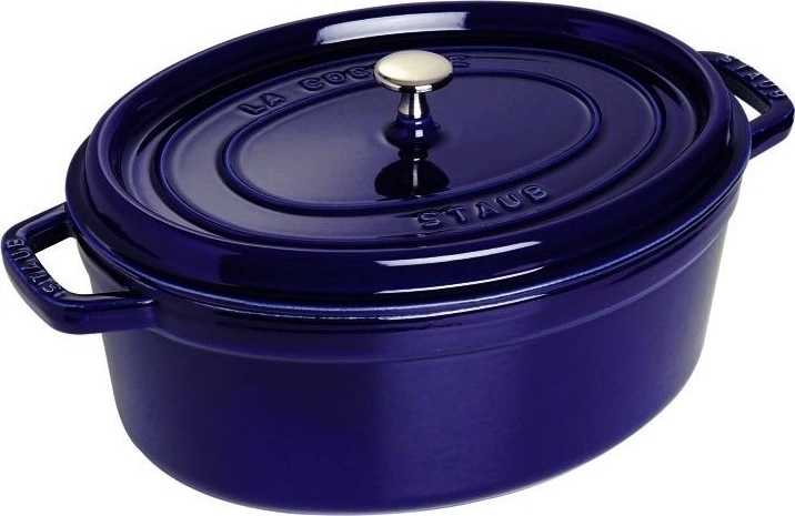 Staub Hrnec s poklicí oválný 33 cm tmavě modrá
