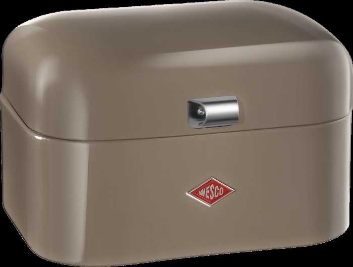 Wesco Single Grandy Chlebník  28 x 21,5 x 17 cm, tmavě šedý