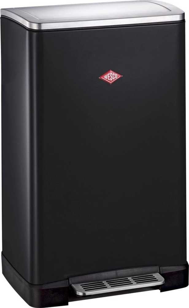 Wesco Big Double Boy Odpadkový koš  2x 18l, černý