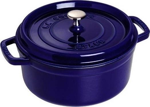 Staub Hrnec s poklicí kulatý 24 cm tmavě modrá
