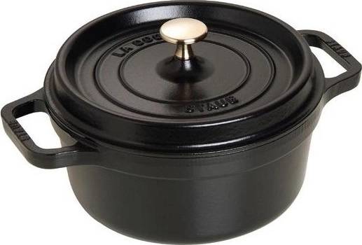 Staub Hrnec s poklicí kulatý 22 cm černá