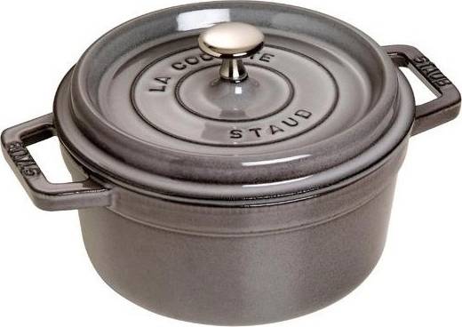 Staub Hrnec s poklicí kulatý 22 cm grafitově šedá