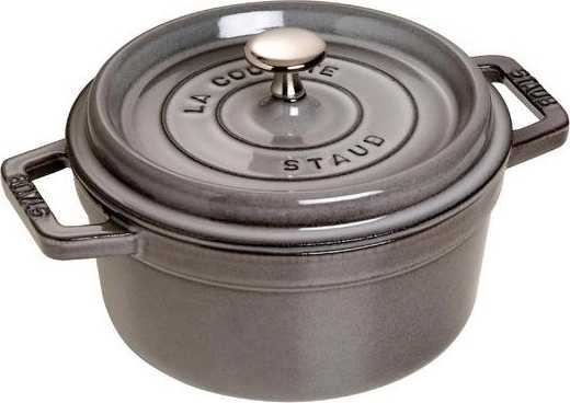 Staub Hrnec s poklicí kulatý 22 cm grafitově šedá
