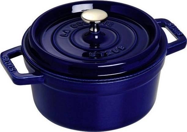 Staub Hrnec s poklicí kulatý 22 cm tmavě modrá