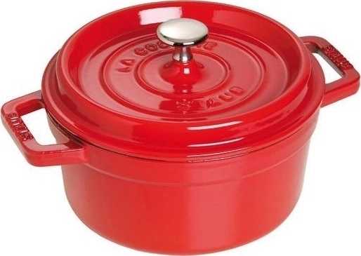 Staub Hrnec s poklicí kulatý 22 cm višňová