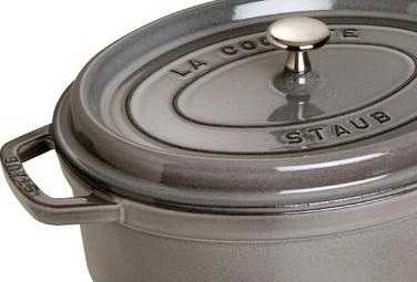 Staub Hrnec s poklicí oválný 27 cm grafitově šedá