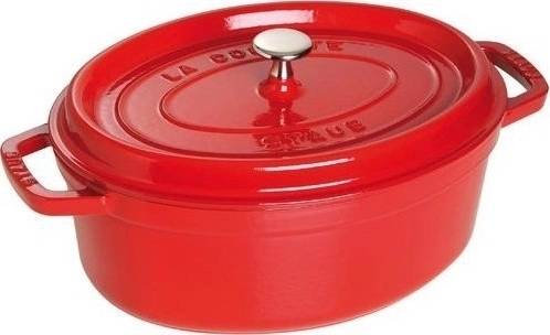 Staub Hrnec s poklicí oválný 27 cm višňová