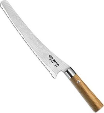 Böker Solingen Damast Olive Damaškový Nůž na chléb  23 cm