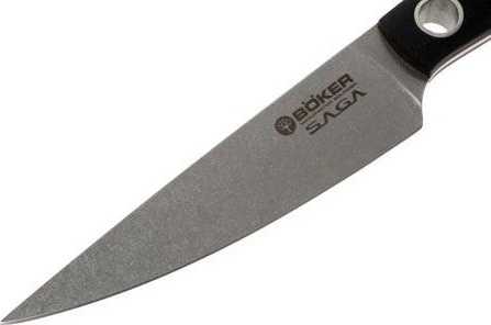 Böker Solingen Saga Satin Finish Plus Sanyougo Santoku  8,4 cm