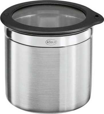 Rösle Dóza se silikonovým víčkem 8 cm nízká