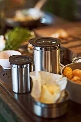 Rösle Dóza se silikonovým víčkem 16 cm nízká