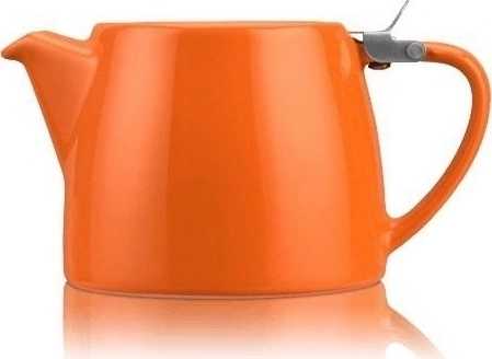ForLife Stump Porcelánová konvička na čaj 0,55 l oranžová