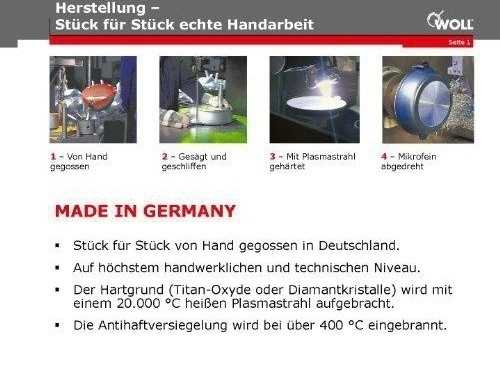 Woll Titanium Nowo Pánev Induction Line s odnímatelnou rukojetí 32 cm