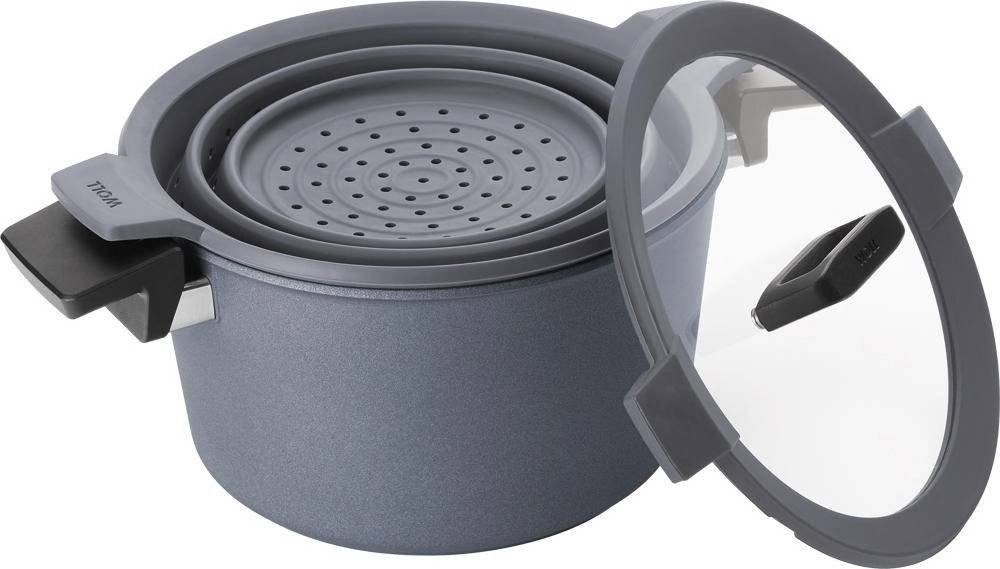 Woll Concept Plus Induction Hrnec  s poklicí a silikonovou vložkou 24 cm