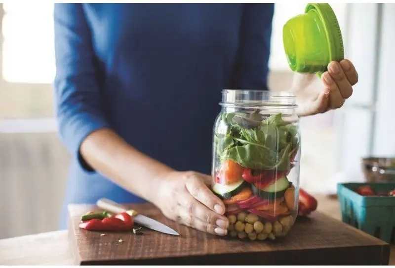 Aladdin Mason Dóza na potraviny 1000 ml, červená