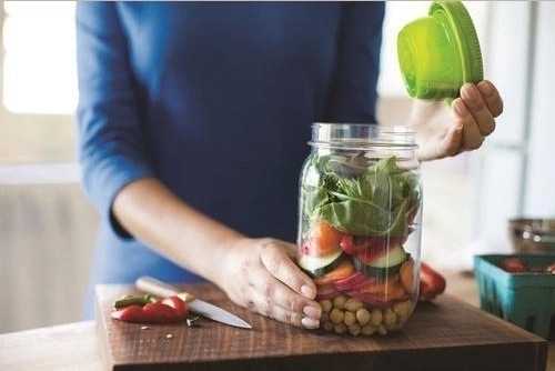 Aladdin Mason Dóza na potraviny 1000 ml, fialová