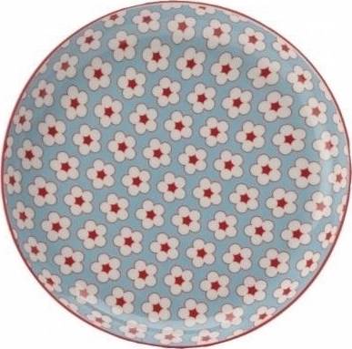 Maxwell & Williams Cotton Bud Mělký talíř 23 cm sv. modrý