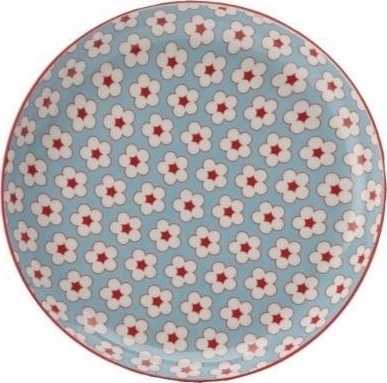 Maxwell & Williams Cotton Bud Mělký talíř 23 cm sv. modrý