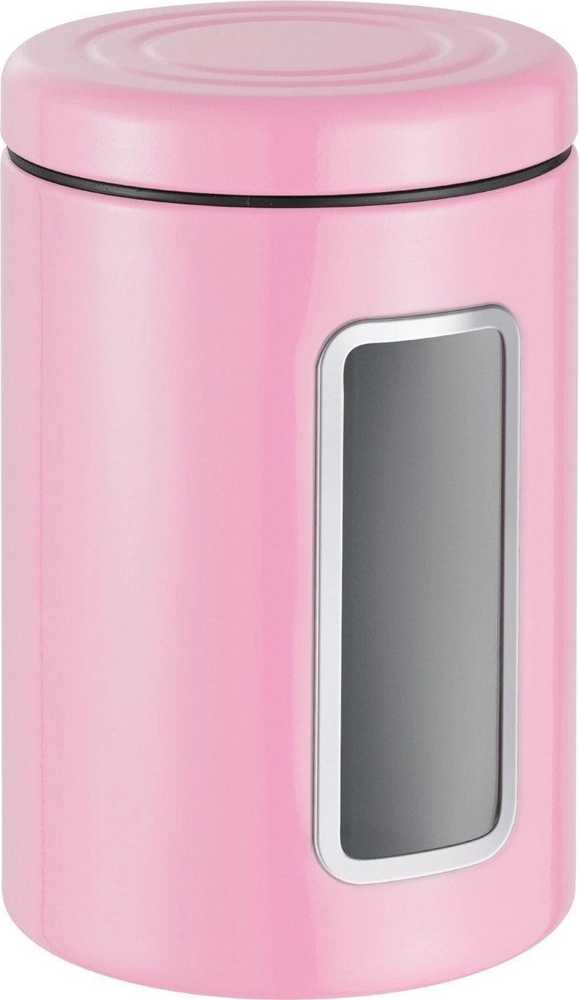 Wesco Classic Line Dóza s průhledem 2 l, růžová, Classic Line