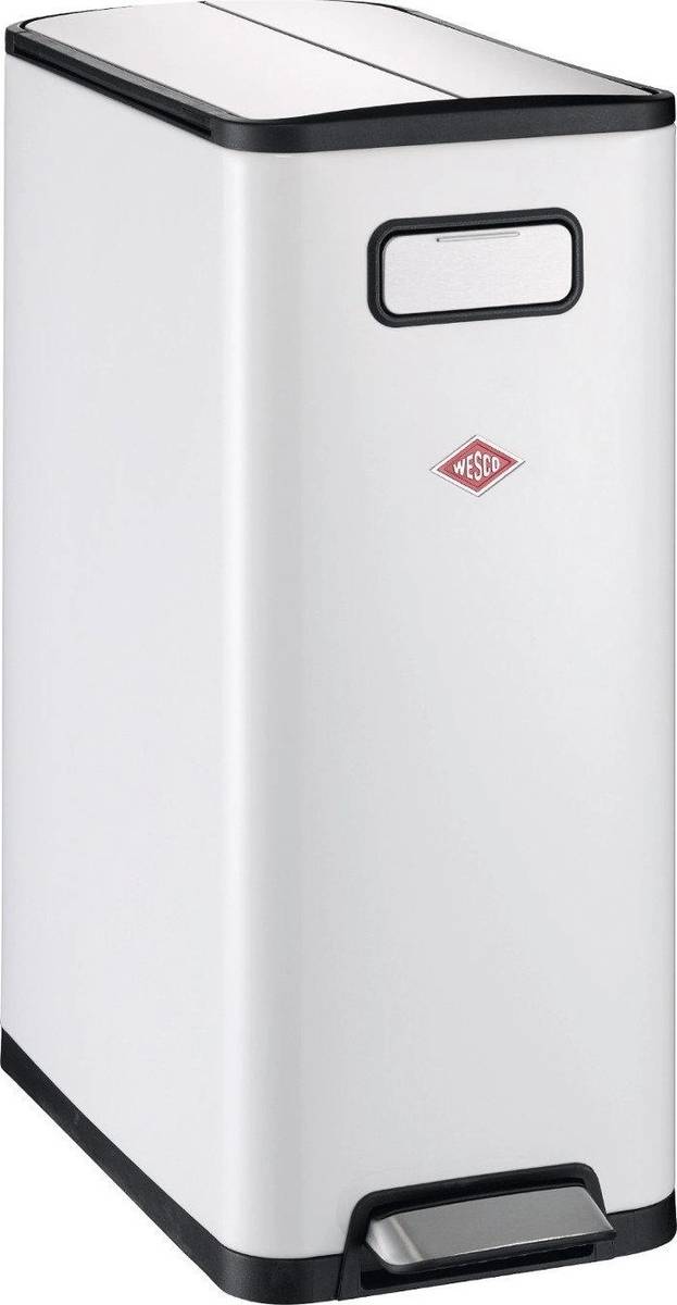 Wesco Big Double Master Odpadkový koš , 2 x 20 l, bílý