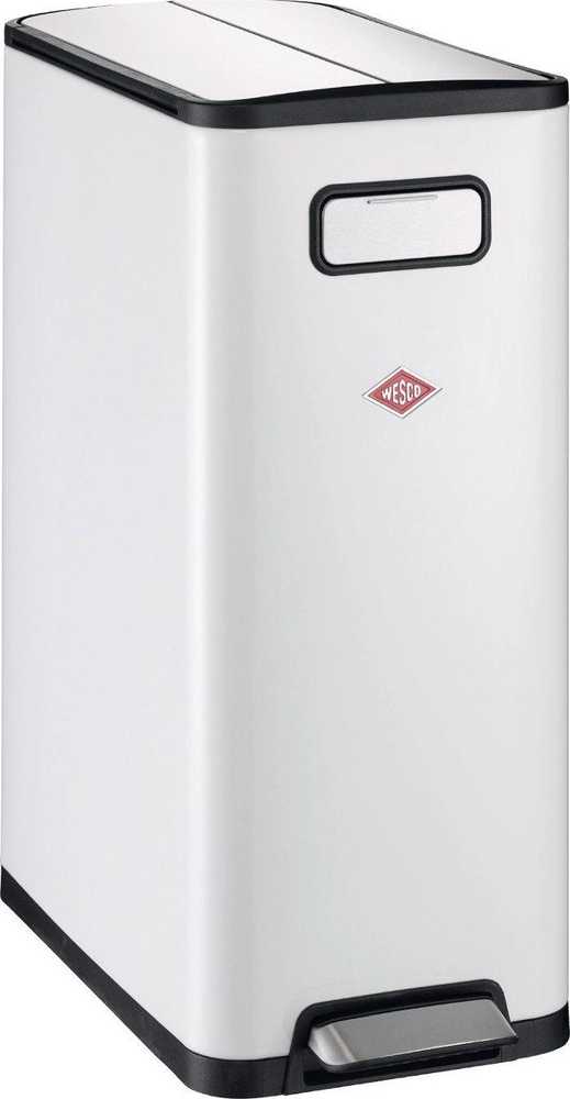 Wesco Big Double Master Odpadkový koš , 2 x 20 l, bílý