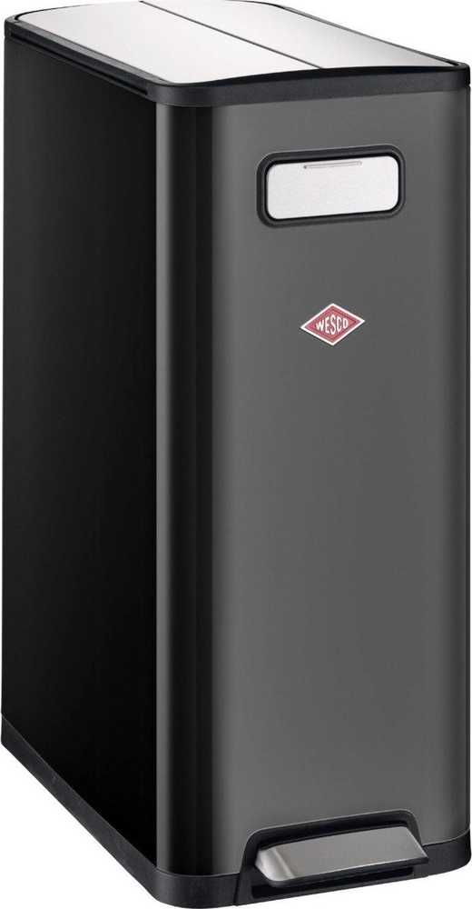 Wesco Big Double Master Odpadkový koš , 2 x 20 l, černý