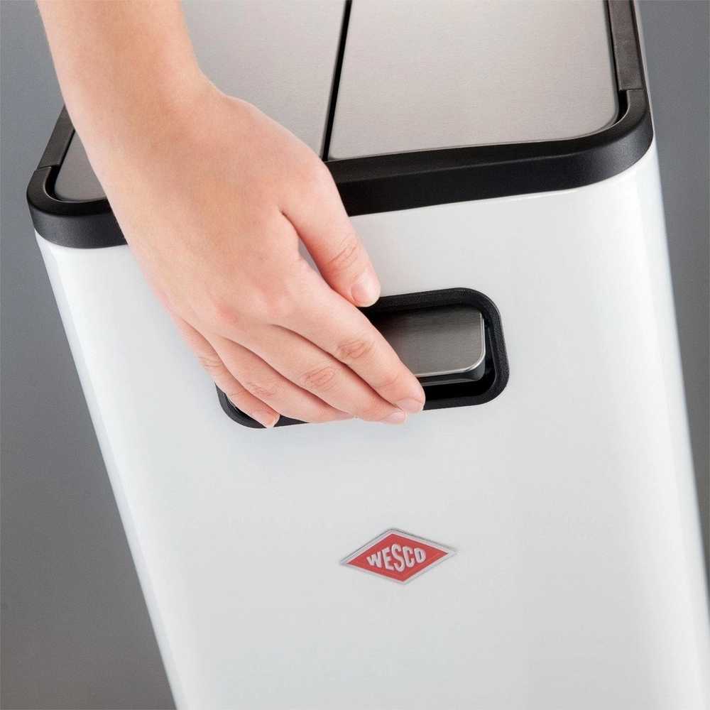 Wesco Big Double Master Odpadkový koš , 2 x 20 l, černý