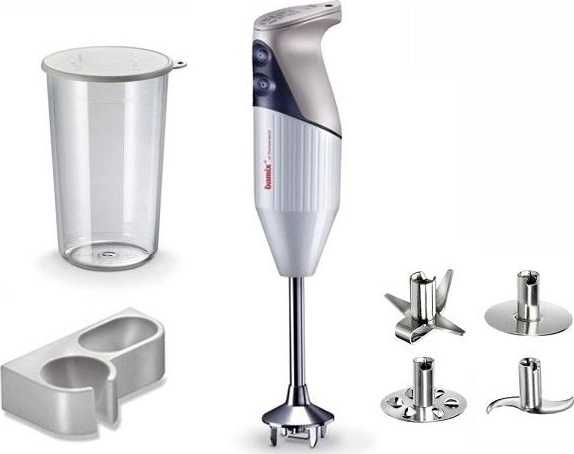 Bamix Gastro Tyčový mixér, SEMIPROFI Mono D, bílošedý