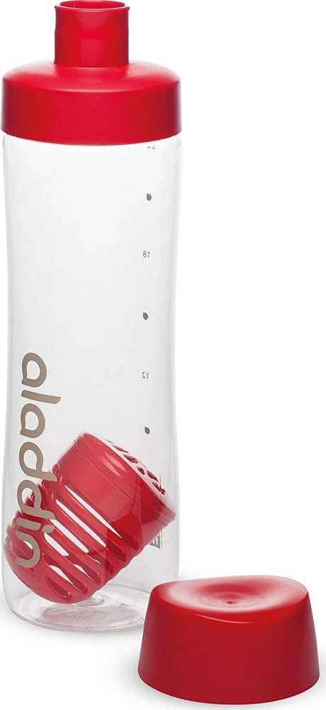Aladdin Láhev na vodu s infusérem 700 ml, červená
