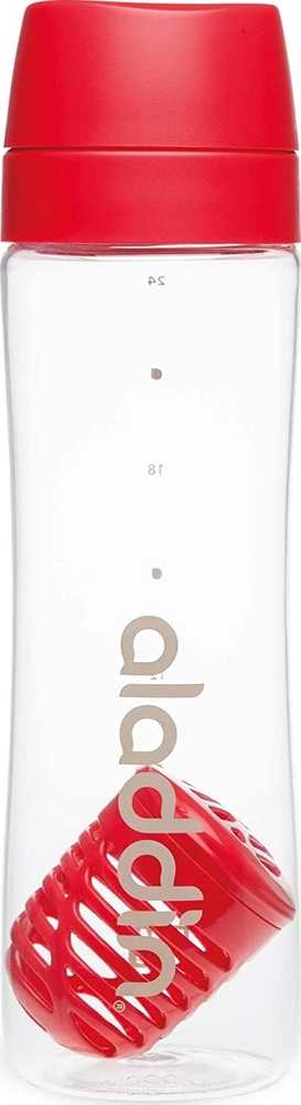 Aladdin Láhev na vodu s infusérem 700 ml, červená