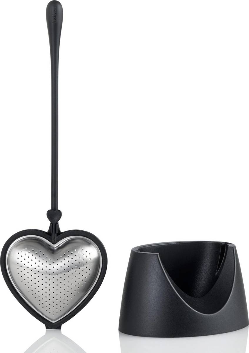 Adhoc Čajové sítko "BIG HEART", černé