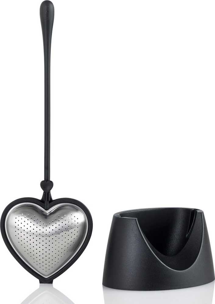 Adhoc Čajové sítko "BIG HEART", černé