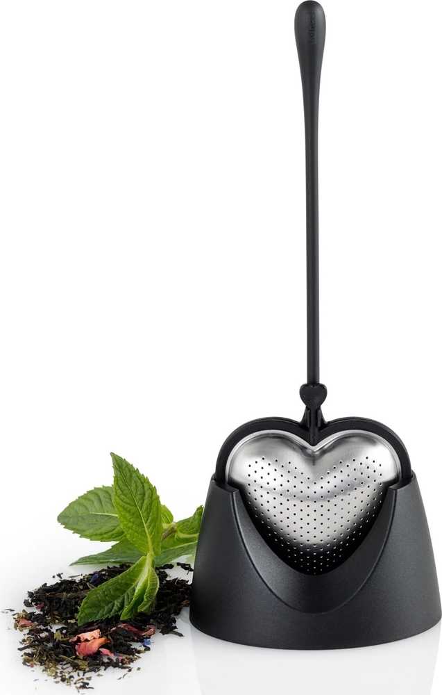Adhoc Čajové sítko "BIG HEART", černé