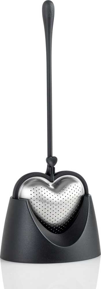 Adhoc Čajové sítko "BIG HEART", černé