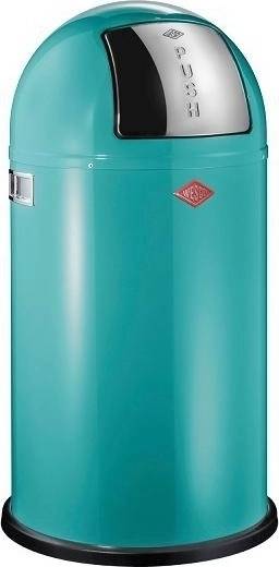 Wesco Pushboy Odpadkový koš 50 l, tyrkysový, PUSHBOY
