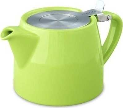 ForLife Stump Porcelánová konvička na čaj 0,4 l limetková