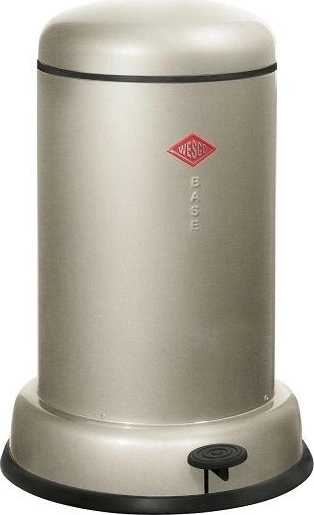 Wesco Baseboy Odpadkový koš 15 l, stříbrný, BASEBOY