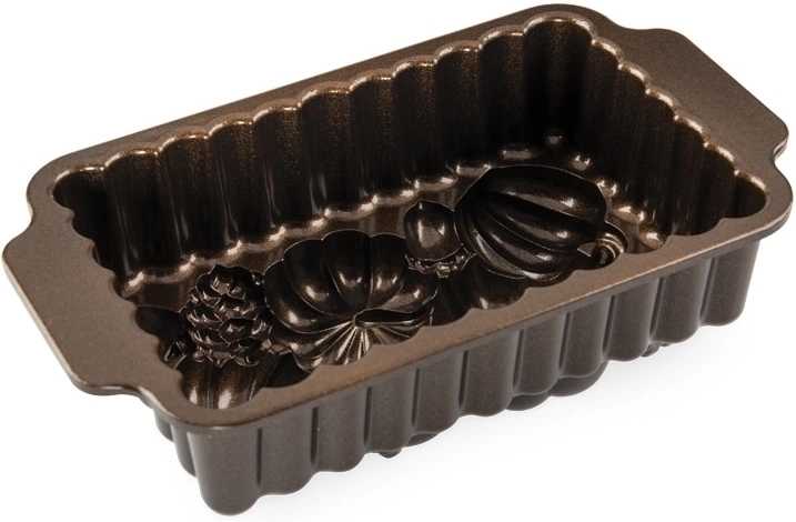 Nordic Ware Fall Bronze Collection Forma na chlebíček PODZIMNÍ PLODY