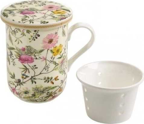 Maxwell & Williams William Kilburn Hrnek s porc. sítkem 300 ml, Summer Blossom