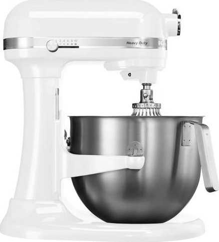 KitchenAid HEAVY DUTY 5KSM7591 Robot stříbrná matná