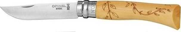 Opinel Engravings Zavírací nůž 8 cm N°07 listy ENGRAVINGS