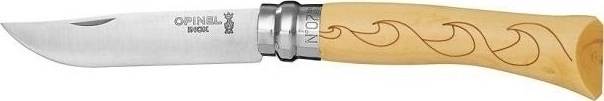Opinel Engravings Zavírací nůž 8 cm N°07 vlny ENGRAVINGS