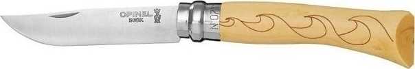 Opinel Engravings Zavírací nůž 8 cm N°07 vlny ENGRAVINGS