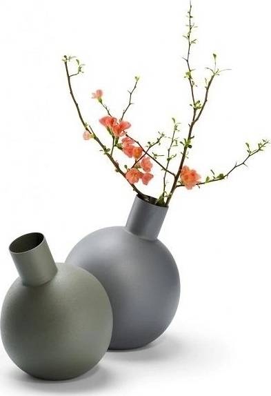 Philippi Váza 22 cm šedá BALLOON