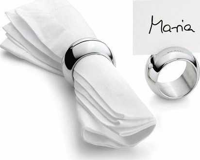 Philippi Kroužky na ubrousky 4 ks MOON