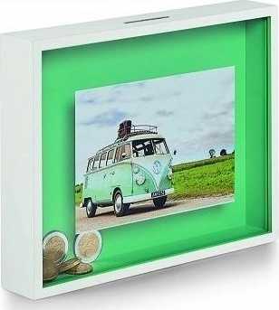 Philippi Rámeček s pokladničkou zelená BANK